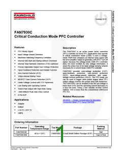 浏览型号FAN7930CMX的Datasheet PDF文件第1页