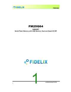 浏览型号FM25Q64的Datasheet PDF文件第1页