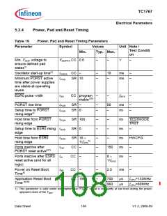 浏览型号SAK-TC1767-256F133HL的Datasheet PDF文件第108页