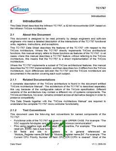 浏览型号SAK-TC1767-256F133HL的Datasheet PDF文件第11页