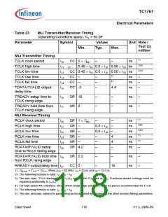 浏览型号SAK-TC1767-256F133HL的Datasheet PDF文件第118页