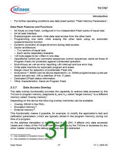 浏览型号SAK-TC1767-256F133HL的Datasheet PDF文件第31页