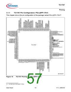 浏览型号SAK-TC1767-256F133HL的Datasheet PDF文件第57页