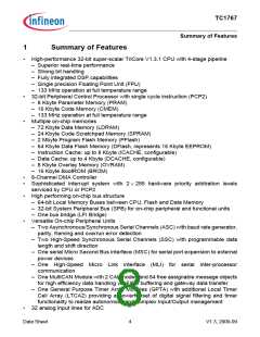 浏览型号SAK-TC1767-256F133HL的Datasheet PDF文件第8页