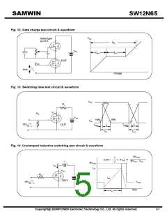 浏览型号SW12N65的Datasheet PDF文件第5页