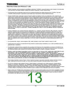 浏览型号TLP291-4的Datasheet PDF文件第13页