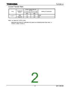 浏览型号TLP291-4的Datasheet PDF文件第2页