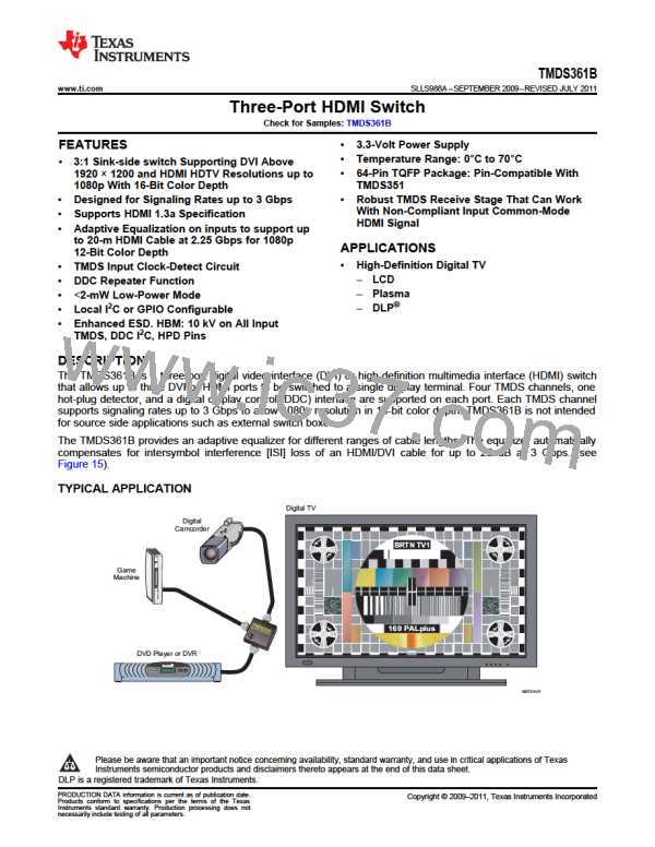 TMDS361B图片预览