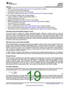 浏览型号BQ24707的Datasheet PDF文件第19页