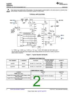 浏览型号BQ24707的Datasheet PDF文件第2页