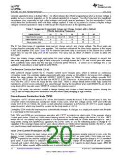 浏览型号BQ24707的Datasheet PDF文件第20页