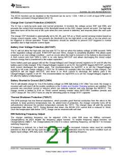 浏览型号BQ24707的Datasheet PDF文件第21页