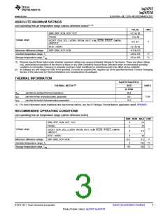 浏览型号BQ24707的Datasheet PDF文件第3页