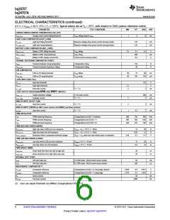浏览型号BQ24707的Datasheet PDF文件第6页