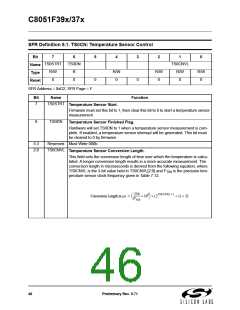 浏览型号C8051F390-A-GM的Datasheet PDF文件第46页