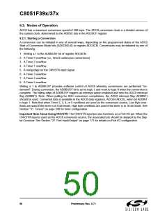 浏览型号C8051F390-A-GM的Datasheet PDF文件第50页