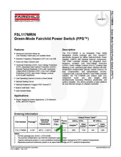 浏览型号FSL117MRIN的Datasheet PDF文件第1页