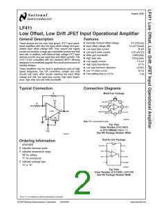 浏览型号LF411CN的Datasheet PDF文件第2页
