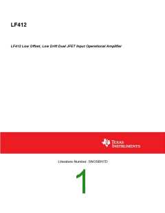 浏览型号LF412CN的Datasheet PDF文件第1页