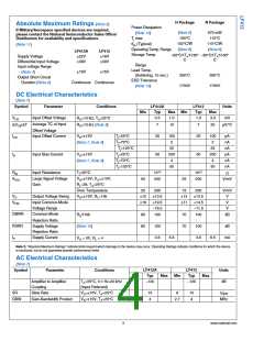 浏览型号LF412CN的Datasheet PDF文件第4页