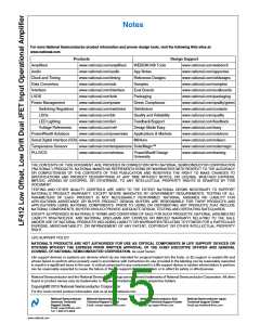 浏览型号LF412的Datasheet PDF文件第15页