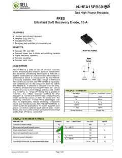 浏览型号N-HFA15PB60的Datasheet PDF文件第1页