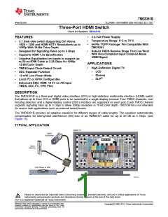 浏览型号TMDS361B的Datasheet PDF文件第1页