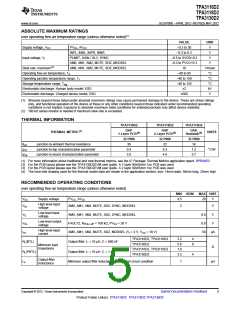 浏览型号TPA3116D2的Datasheet PDF文件第5页