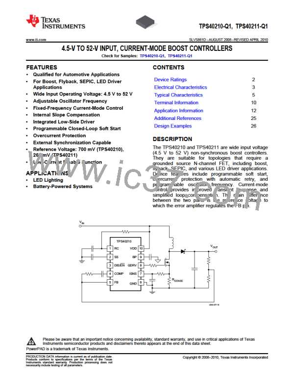 TPS40210-Q1图片预览