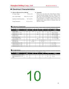 浏览型号BL24C02的Datasheet PDF文件第10页
