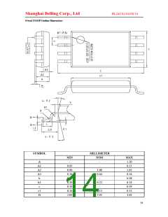 浏览型号BL24C08的Datasheet PDF文件第14页