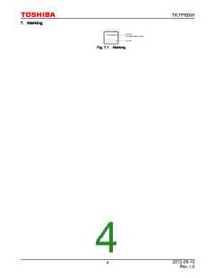 浏览型号TK7P60W的Datasheet PDF文件第4页