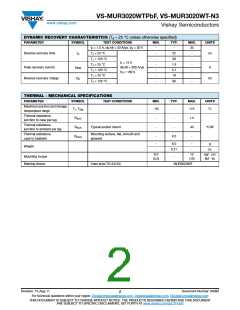 浏览型号VS-MUR3020WT-N3的Datasheet PDF文件第2页
