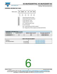 浏览型号VS-MUR3020WT-N3的Datasheet PDF文件第6页