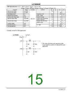 浏览型号LC786960E的Datasheet PDF文件第15页