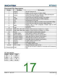 浏览型号RT8841的Datasheet PDF文件第17页