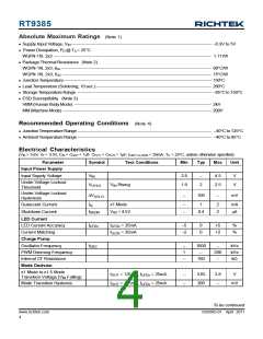 浏览型号RT9385的Datasheet PDF文件第4页