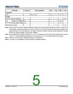 浏览型号RT9385的Datasheet PDF文件第5页