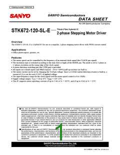 浏览型号STK672-120-SL-E的Datasheet PDF文件第1页