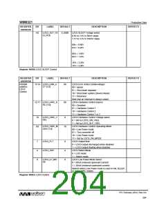 浏览型号WM8321GEFL/RV的Datasheet PDF文件第204页