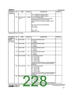 浏览型号WM8321GEFL/RV的Datasheet PDF文件第228页