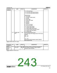 浏览型号WM8321GEFL/RV的Datasheet PDF文件第243页