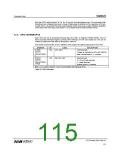 浏览型号WM8325GEFL/V的Datasheet PDF文件第115页
