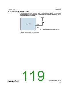 浏览型号WM8325GEFL/V的Datasheet PDF文件第119页