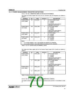 浏览型号WM8325GEFL/V的Datasheet PDF文件第70页