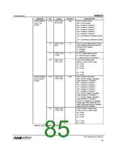 浏览型号WM8325GEFL/V的Datasheet PDF文件第85页