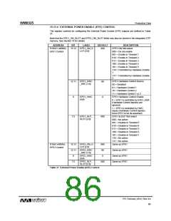 浏览型号WM8325GEFL/V的Datasheet PDF文件第86页
