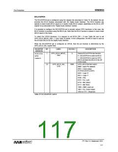 浏览型号WM8904CGEFL/V的Datasheet PDF文件第117页