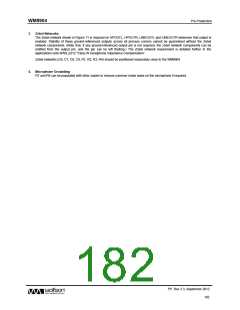 浏览型号WM8904CGEFL/V的Datasheet PDF文件第182页