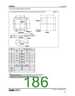 浏览型号WM8904CGEFL/V的Datasheet PDF文件第186页
